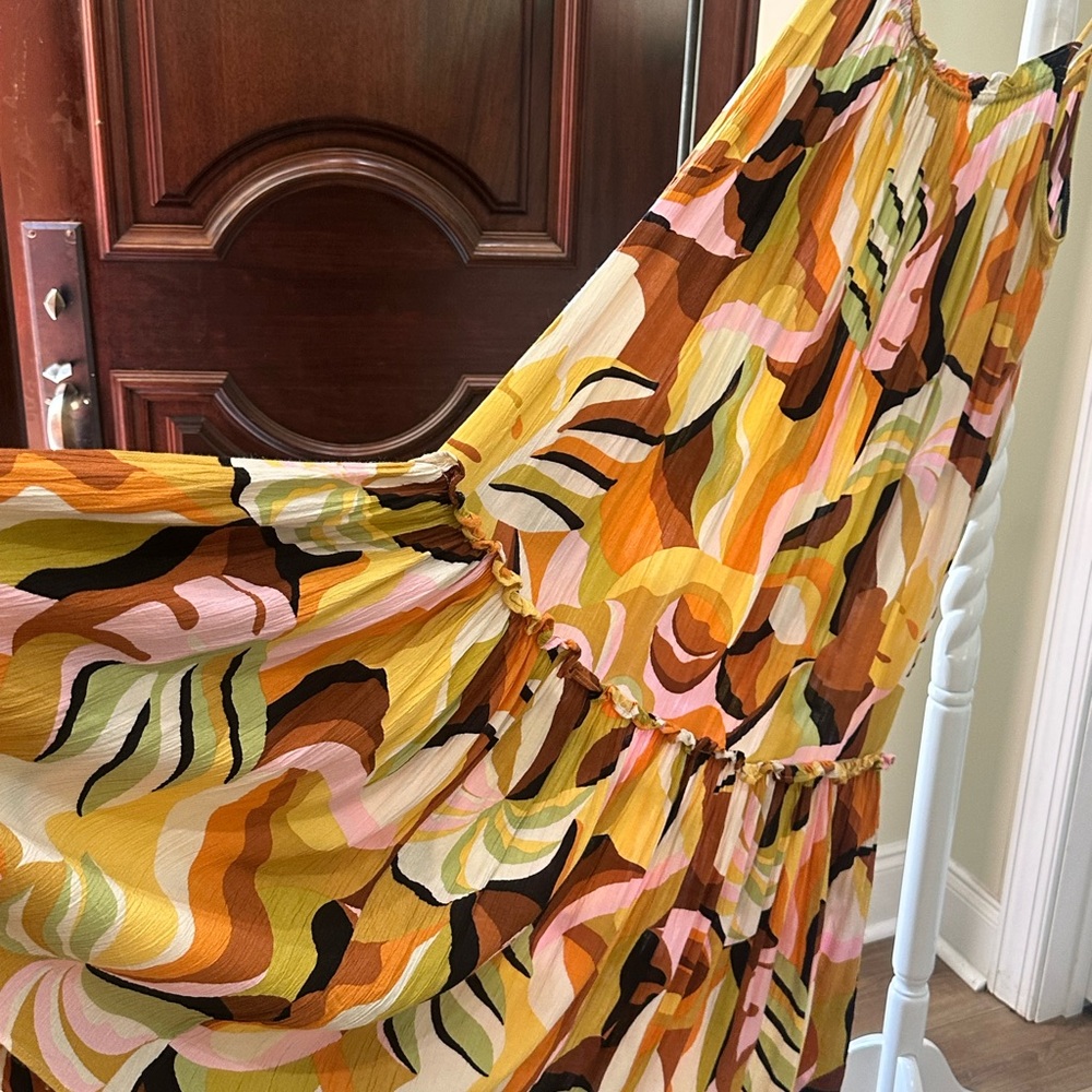 BILLABONG Large Dress Sundress 22-23” chest adjustable straps adorable.